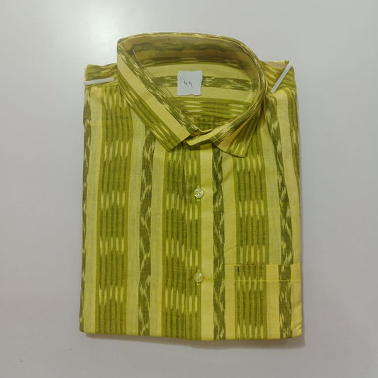 Odisha Handloom Sambalpuri design cotton Half Shirt for festivals