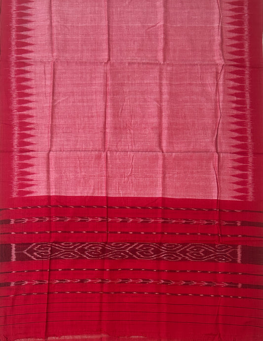 Odisha Handloom Pure Cotton nuapatna handloom woven temple border dupatta for girls