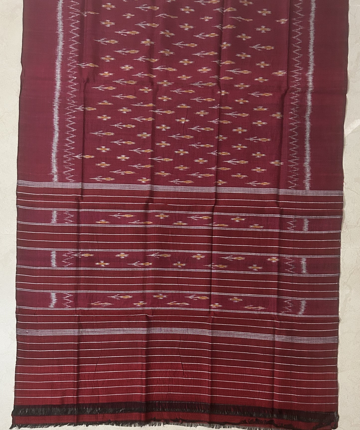 Buy authentic nuapatna handloom ikat cotton dupatta from odisha for girls