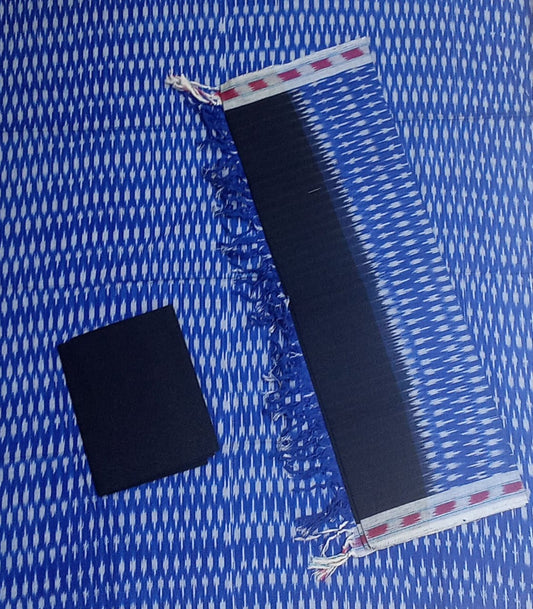 Telengana Handloom Pure cotton pochampally ikat unstiched dress set for women