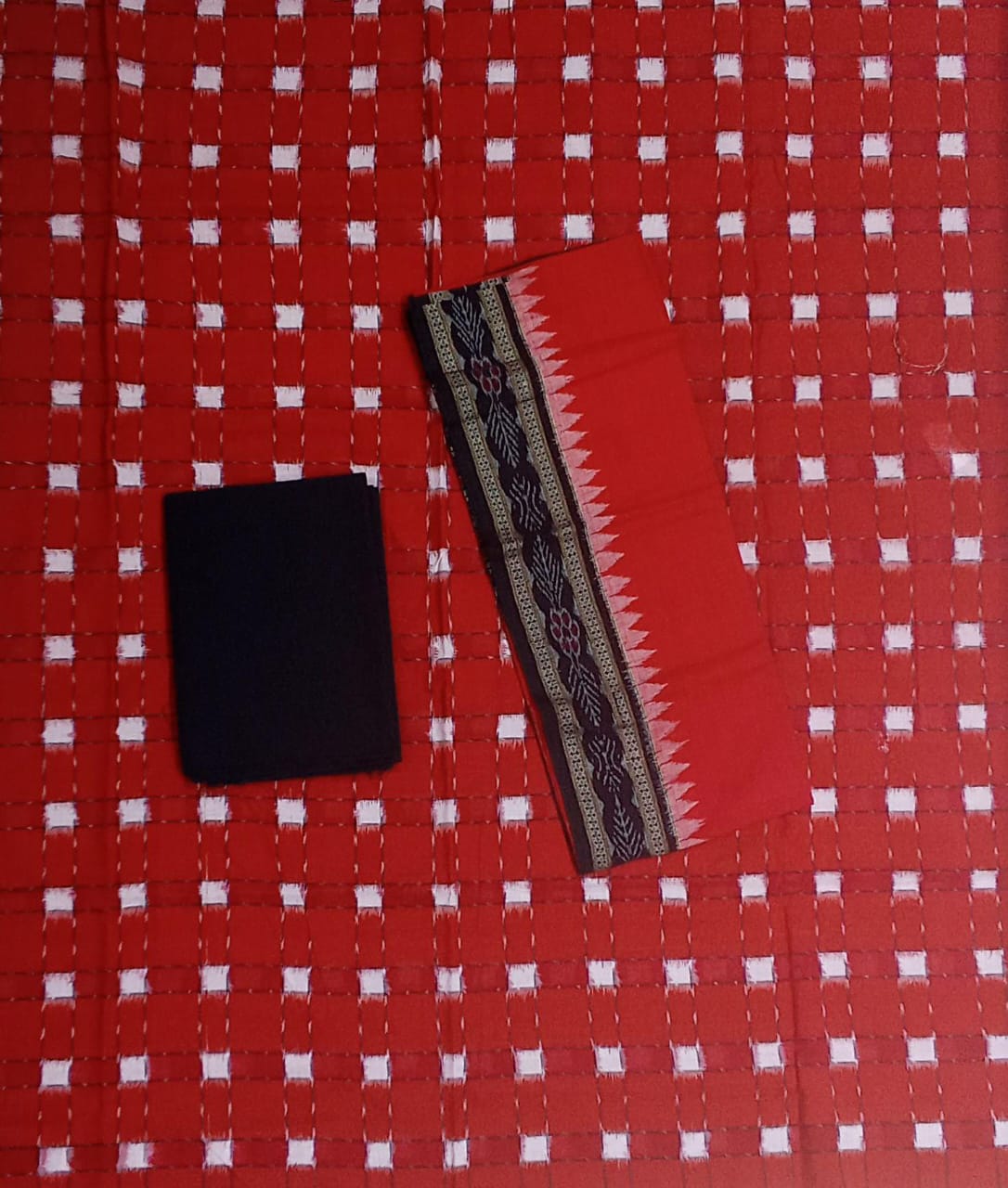 Shop bargarh handloom bandha pasapalli cotton dress set from Odisha