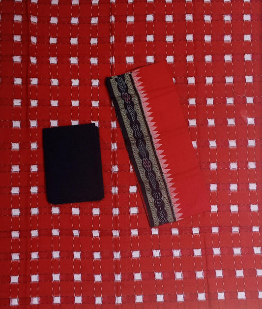 Shop bargarh handloom bandha pasapalli cotton dress set from Odisha