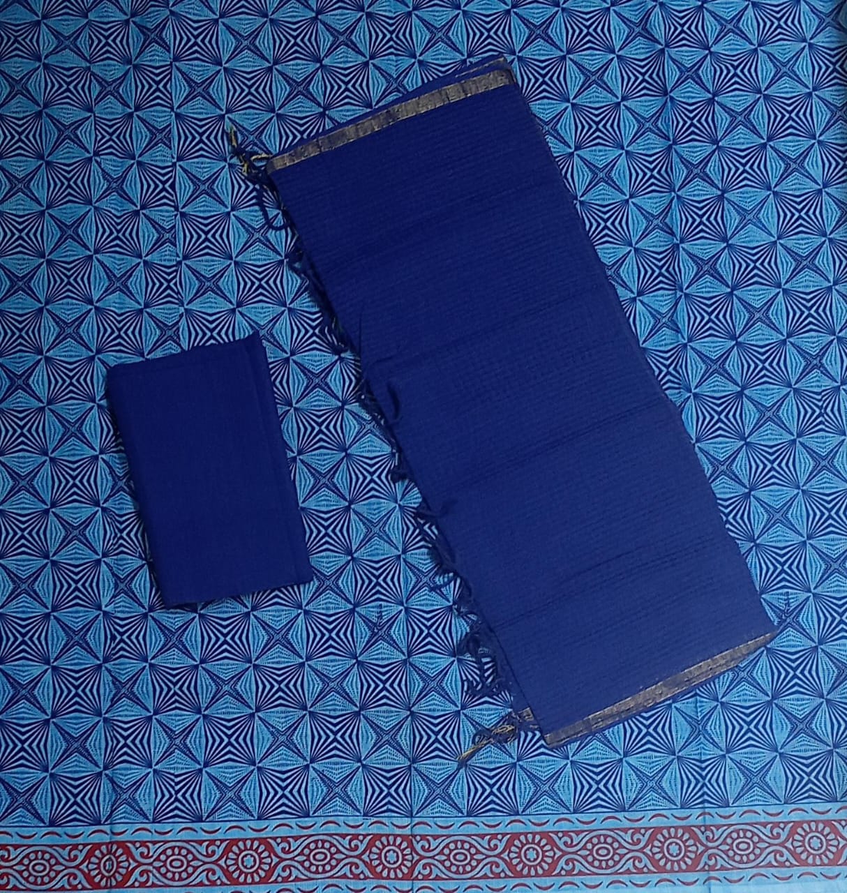 Telengana Handloom Pochampally Mangalgiri South Cotton Dress Set for Girls