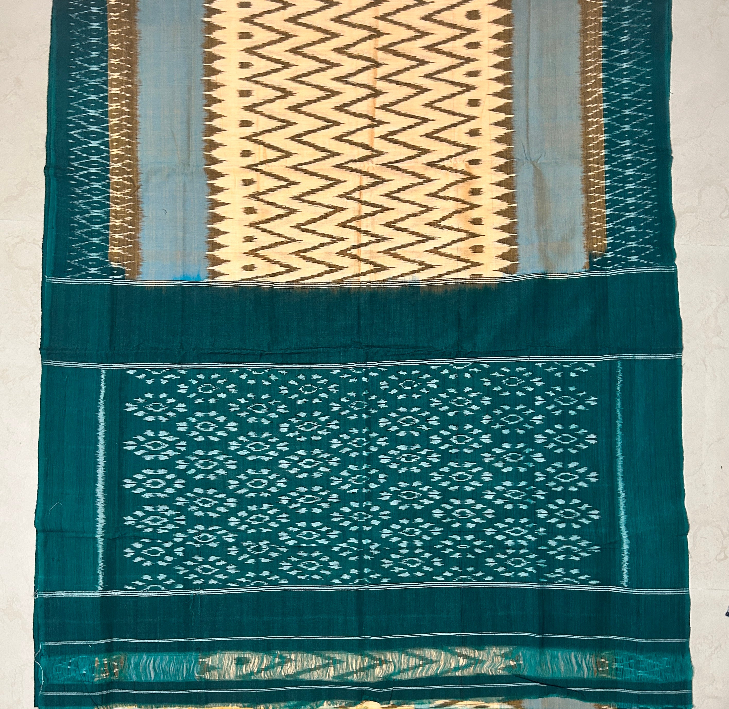 Pochampally Pattern Telengana Pochampally handloom ikkat pattern pure cotton saree | Susta ...