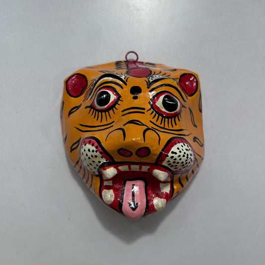 Odisha handicraft Raghurajpur Papier Mache Tiger Face mask