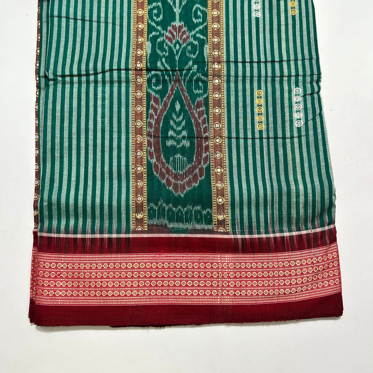 Odisha Handloom Sambalpuri Bomkai Pure Cotton Saree