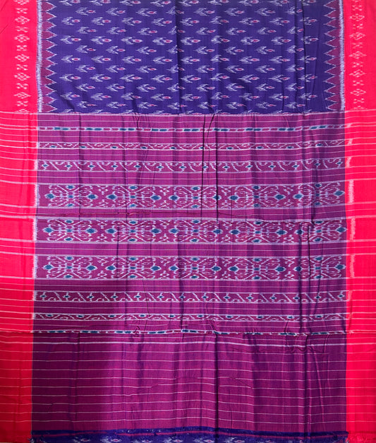 Odisha Handloom Ikat nuapatna pure cotton casual saree for office wear