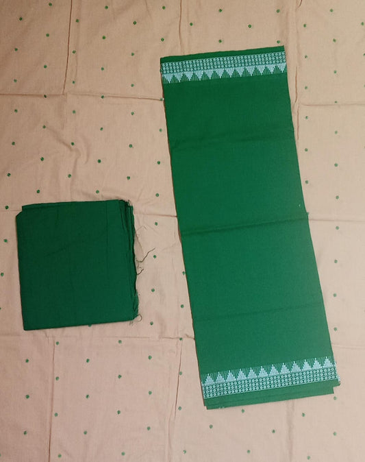 Odisha Handloom Maniabandha Latest cotton unstitched dress set