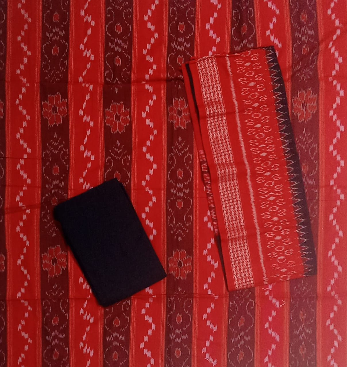 Odisha handloom ikat pasapalli ladies dress set for women