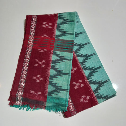 Buy Pure Cotton Odisha handloom Sambalpuri Karia Gamcha or Towel | Online Shopping