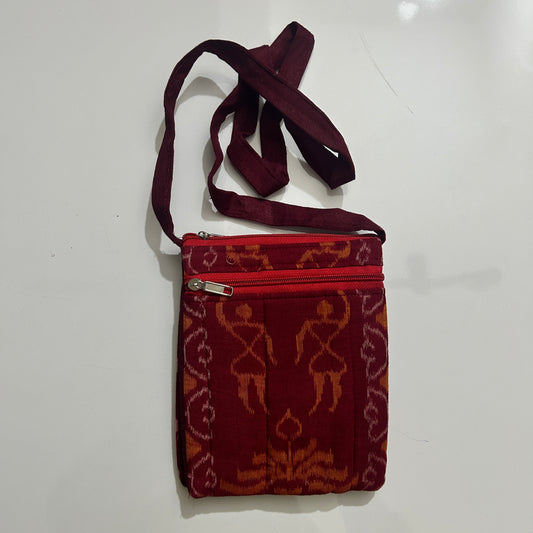 Buy Odisha handloom tribal design soulder bag for travel | Best for college girls