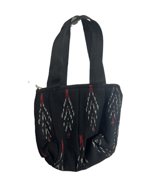 Odisha handloom handmade ikat design pure cotton hand bag for women