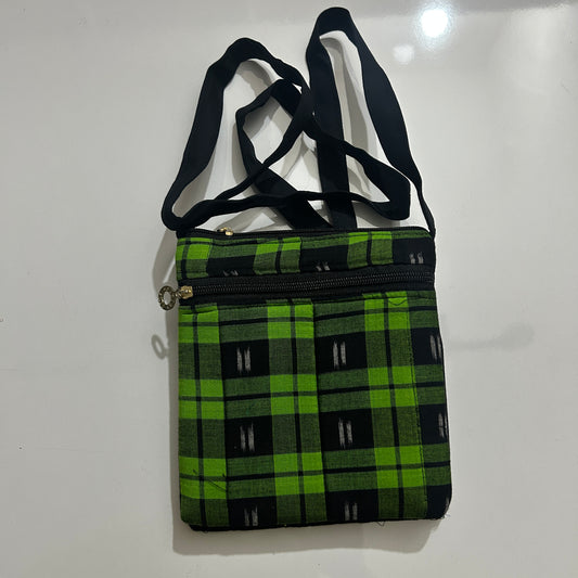 Buy Ikat design Odisha handloom cloth best quality soulder bag for Office Travel