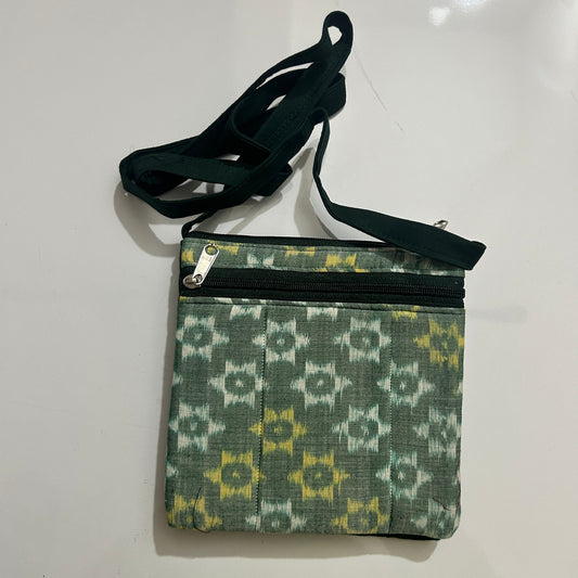 New Sambalpuri Design handmade ikat work cotton soulder bag for girls