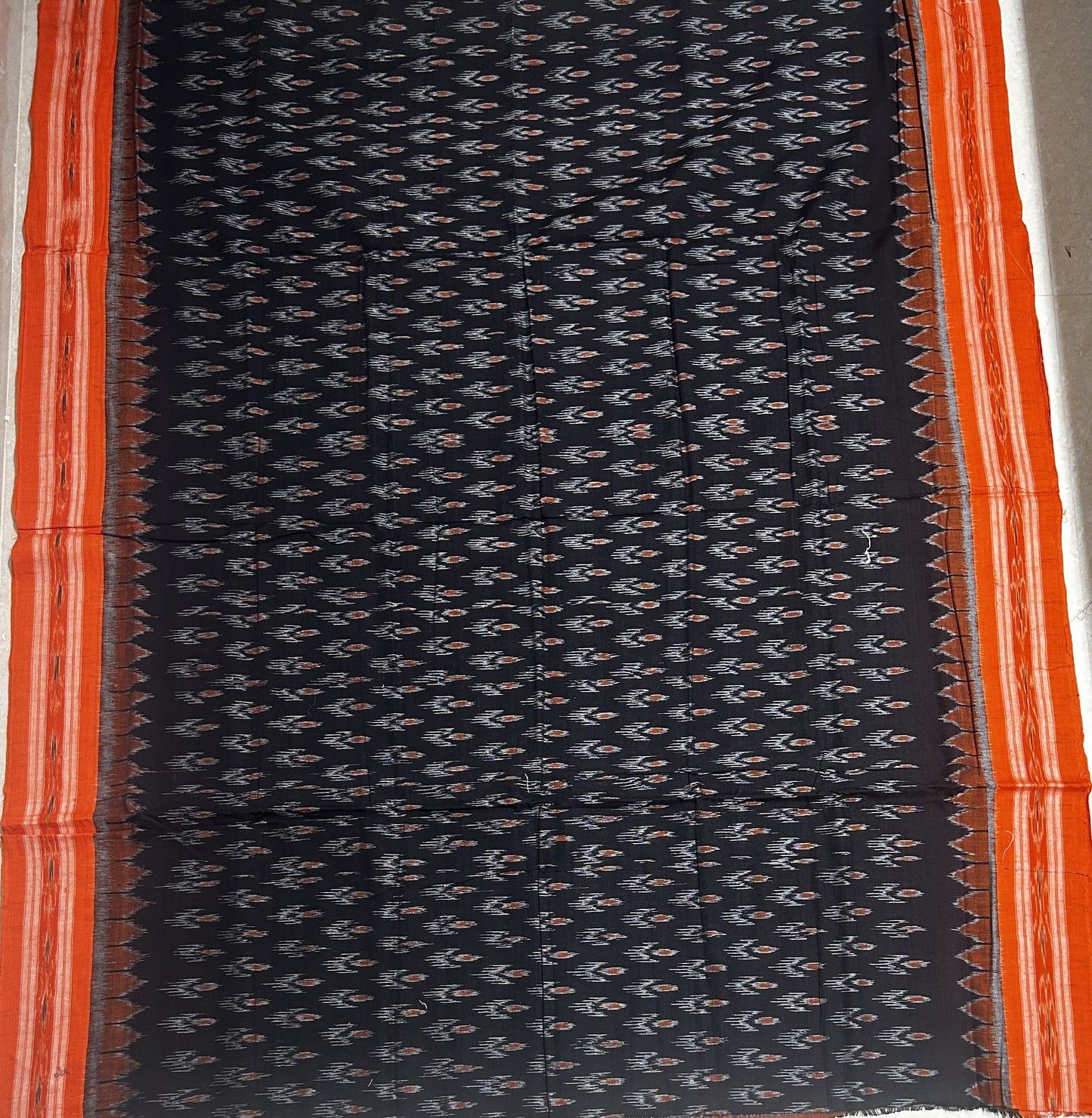 Odisha Handloom Sambalpuri Border Pasapalli Cotton saree