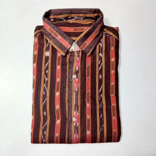 Odisha Handloom Pure Cotton Half Shirt for Men