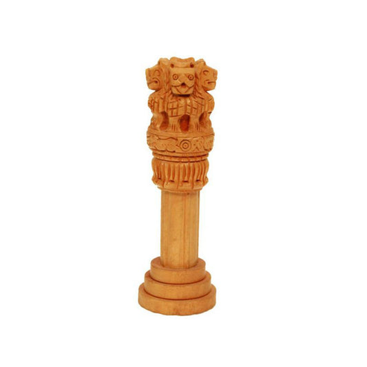 Handicraft Wooden Ashoka Stamba for Office Decoration from Jaipur Rajasthan