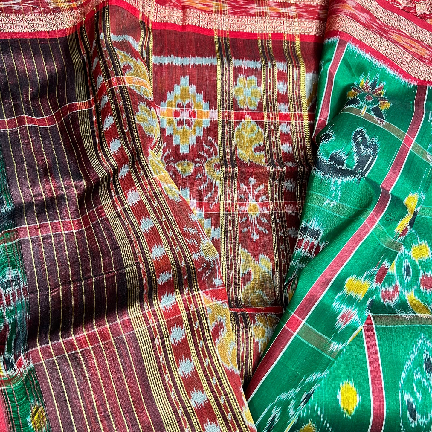 Odisha Handloom Nuapatna Nabakothi Khandua Silk Saree | Best Price