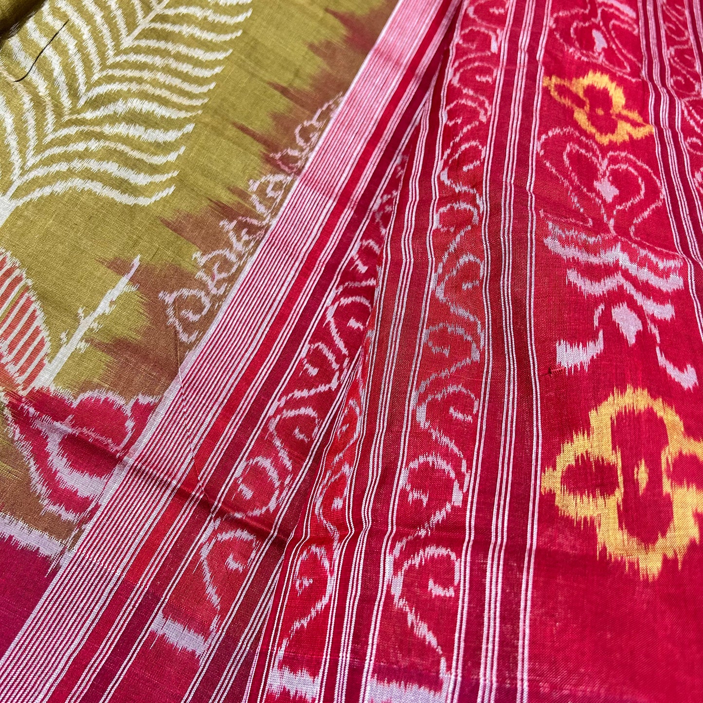 Odisha Handloom check design Pure Sambalpuri cotton sarees