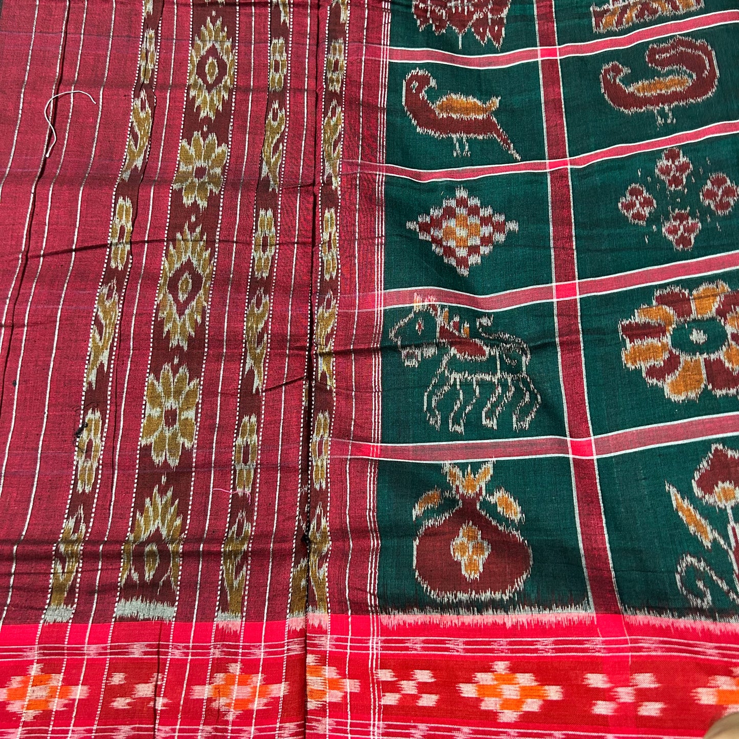 Odisha Handloom Nuapatna Ikkat nabakothi cotton sarees