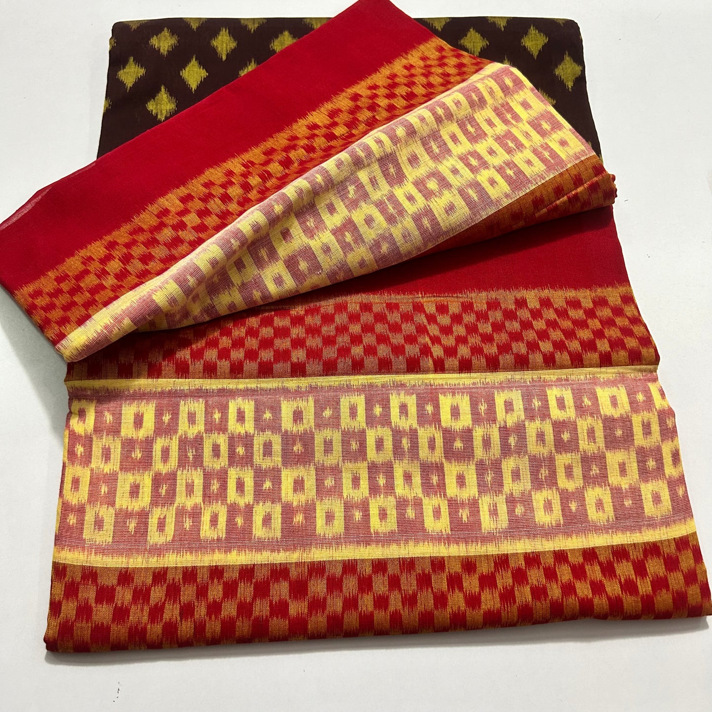 Odisha handloom Sambalpuri Sustainable Style Pure Cotton Saree