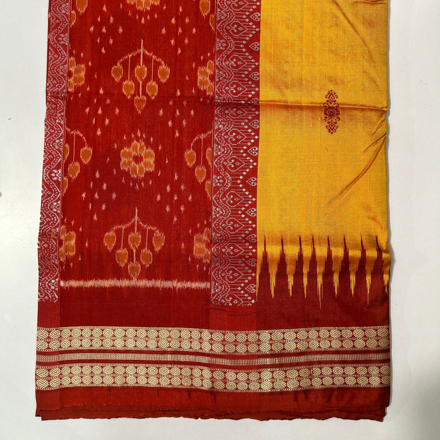 Odisha Handloom Sambalpuri Silk Saree For Wedding