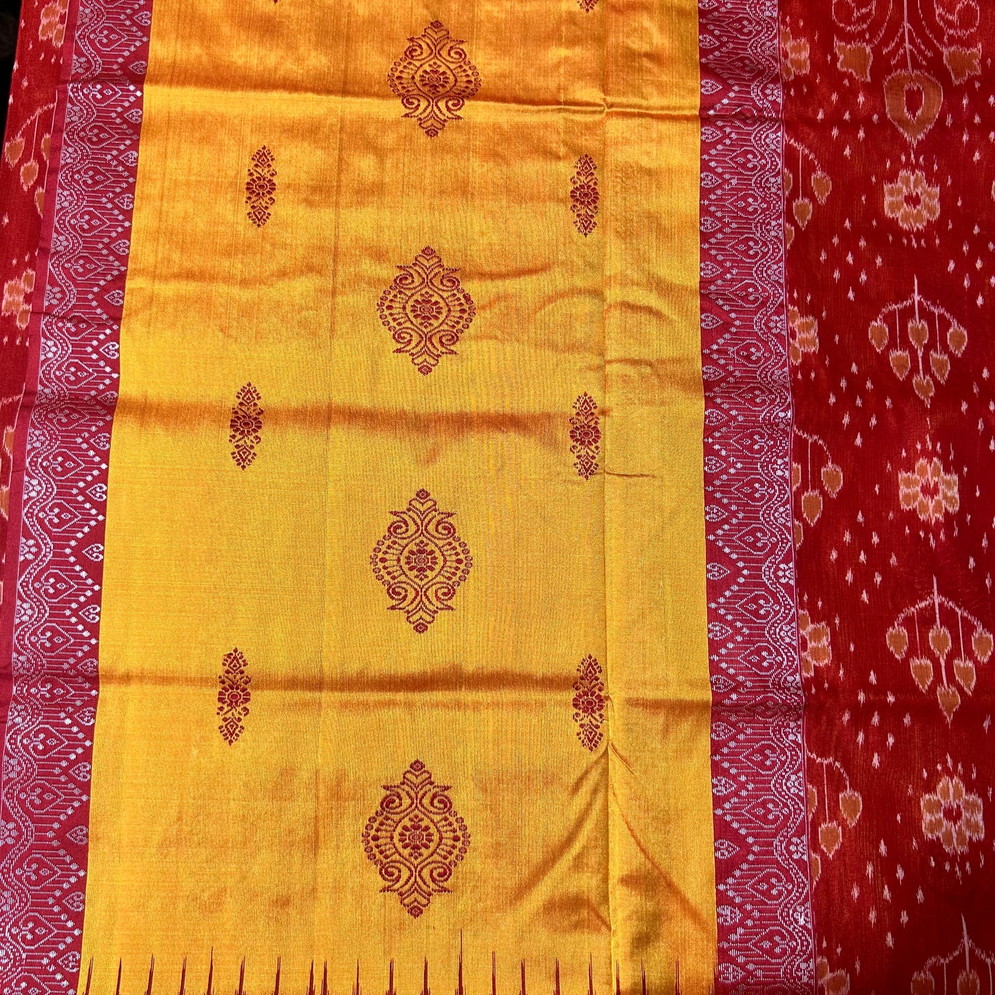 Odisha Handloom Sambalpuri Silk Saree For Wedding