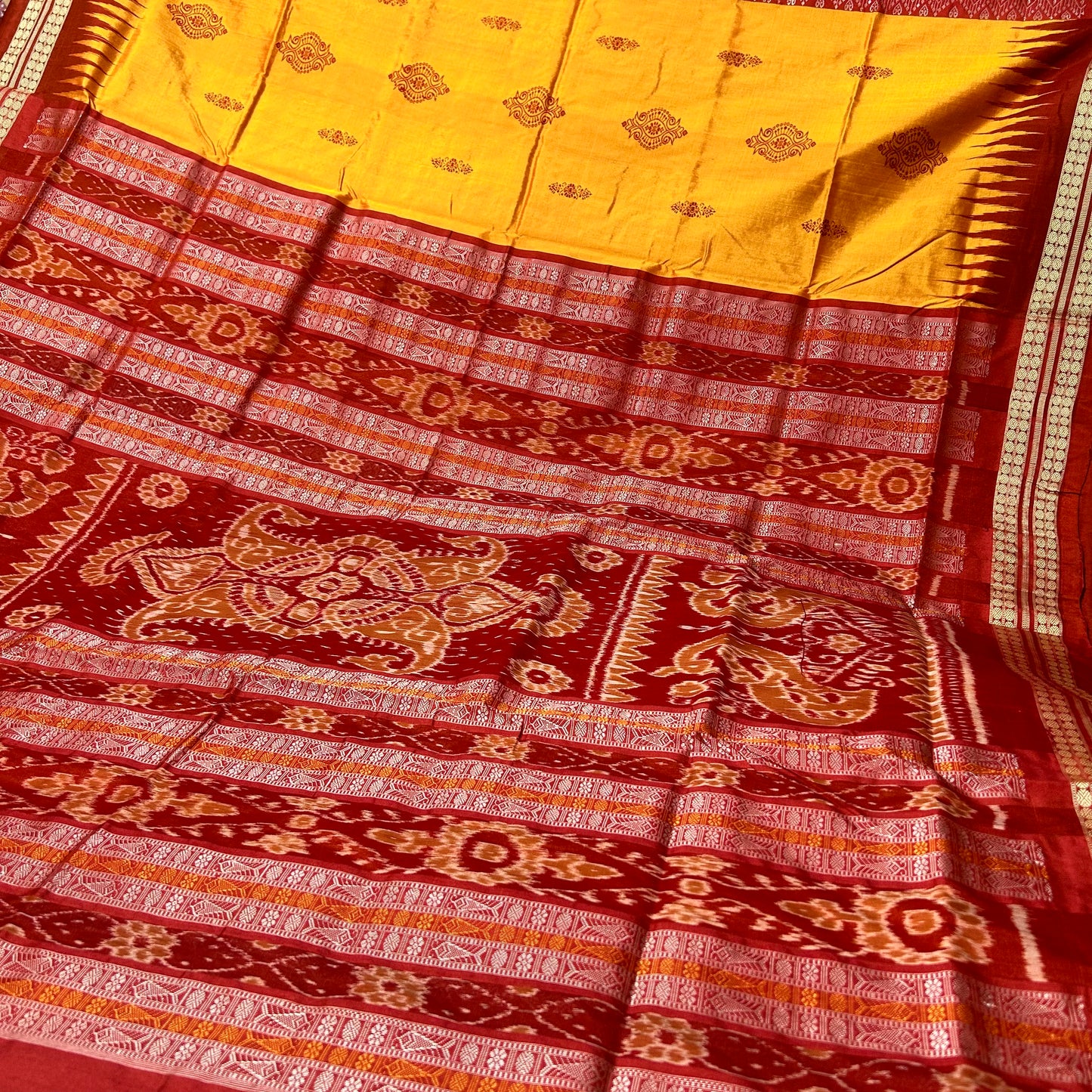 Odisha Handloom Sambalpuri Silk Saree For Wedding