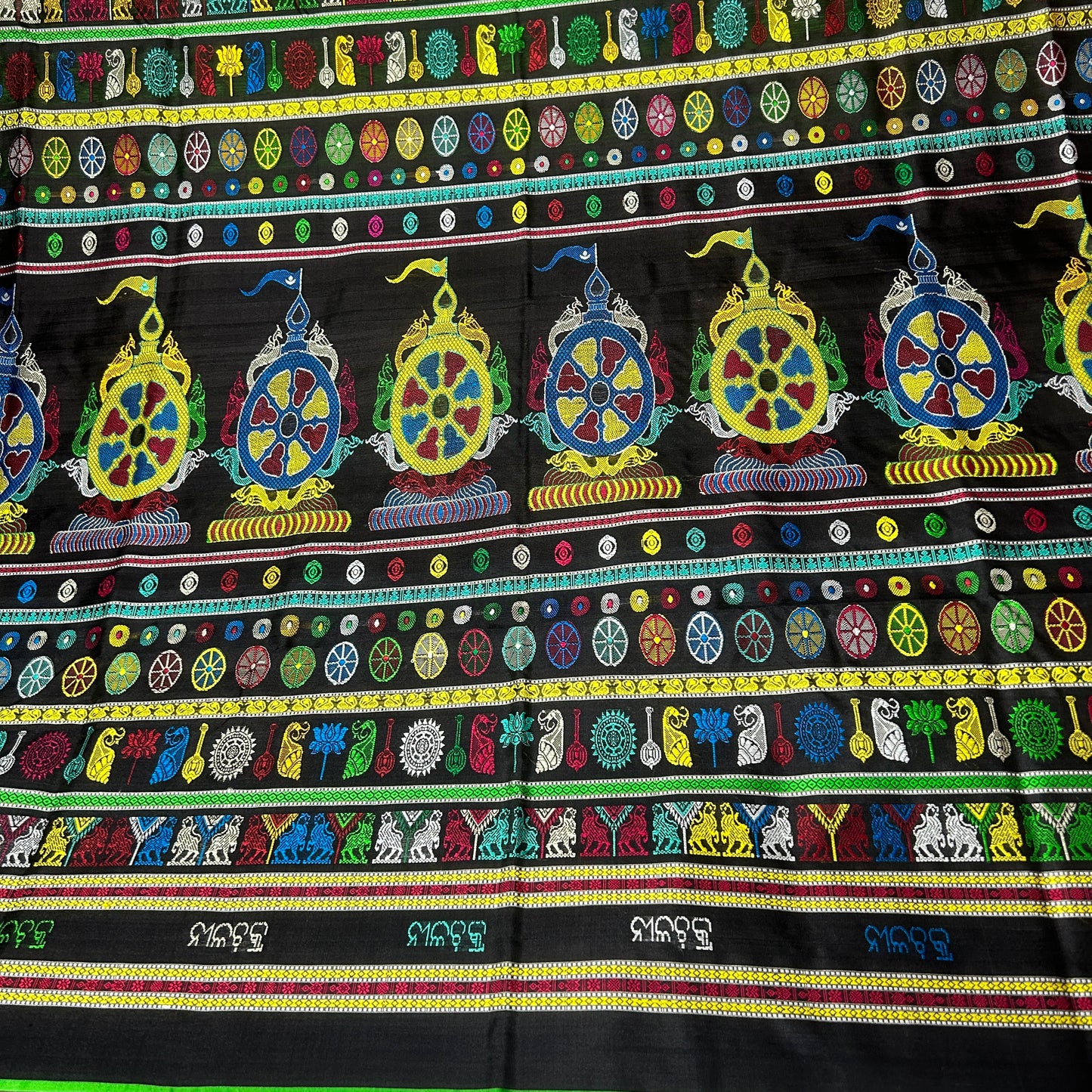 Odisha Handloom Bomkai Special Design Silk Saree from Sonepur