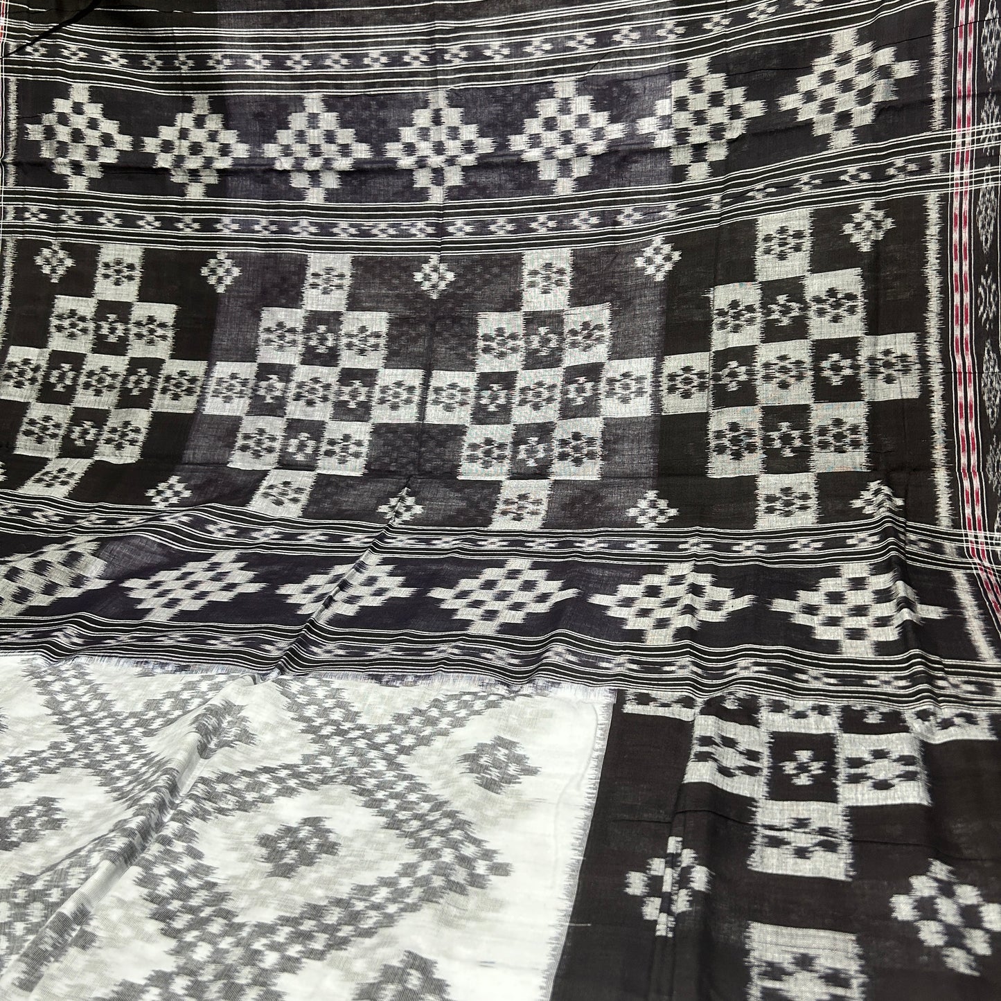 Odisha Handloom Sambalpuri design Pure Cotton Saree for Office Wear