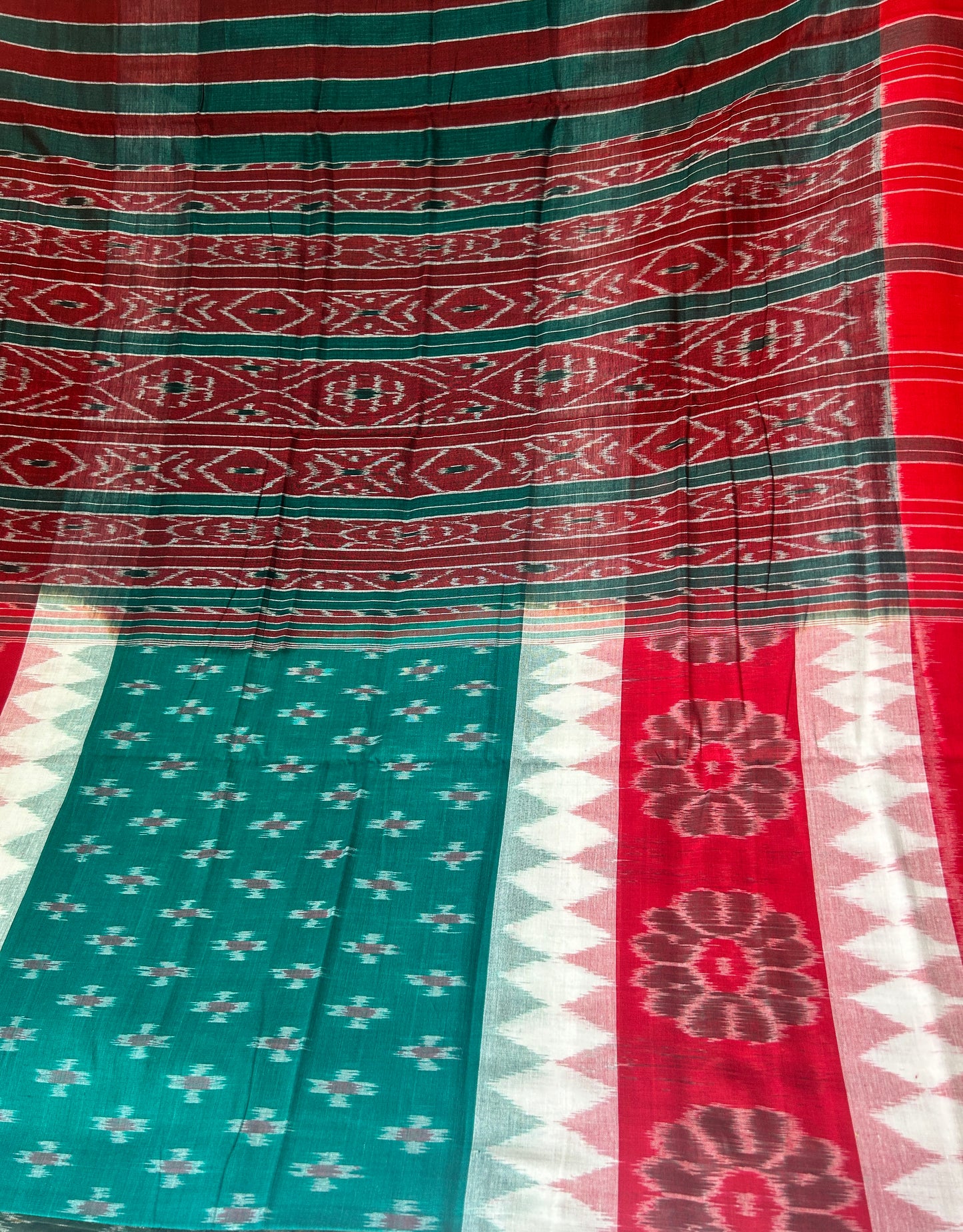 Odisha Handloom Maniabandha weavers new multicolor ikat cotton Saree