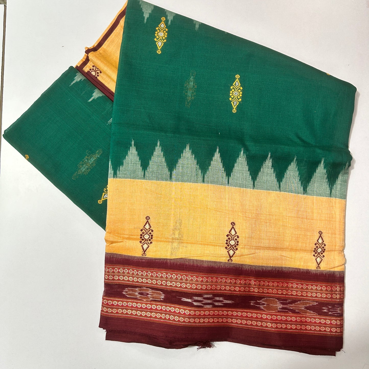 Odisha handloom Pure cotton authentic handwoven sambalpuri bomkai saree