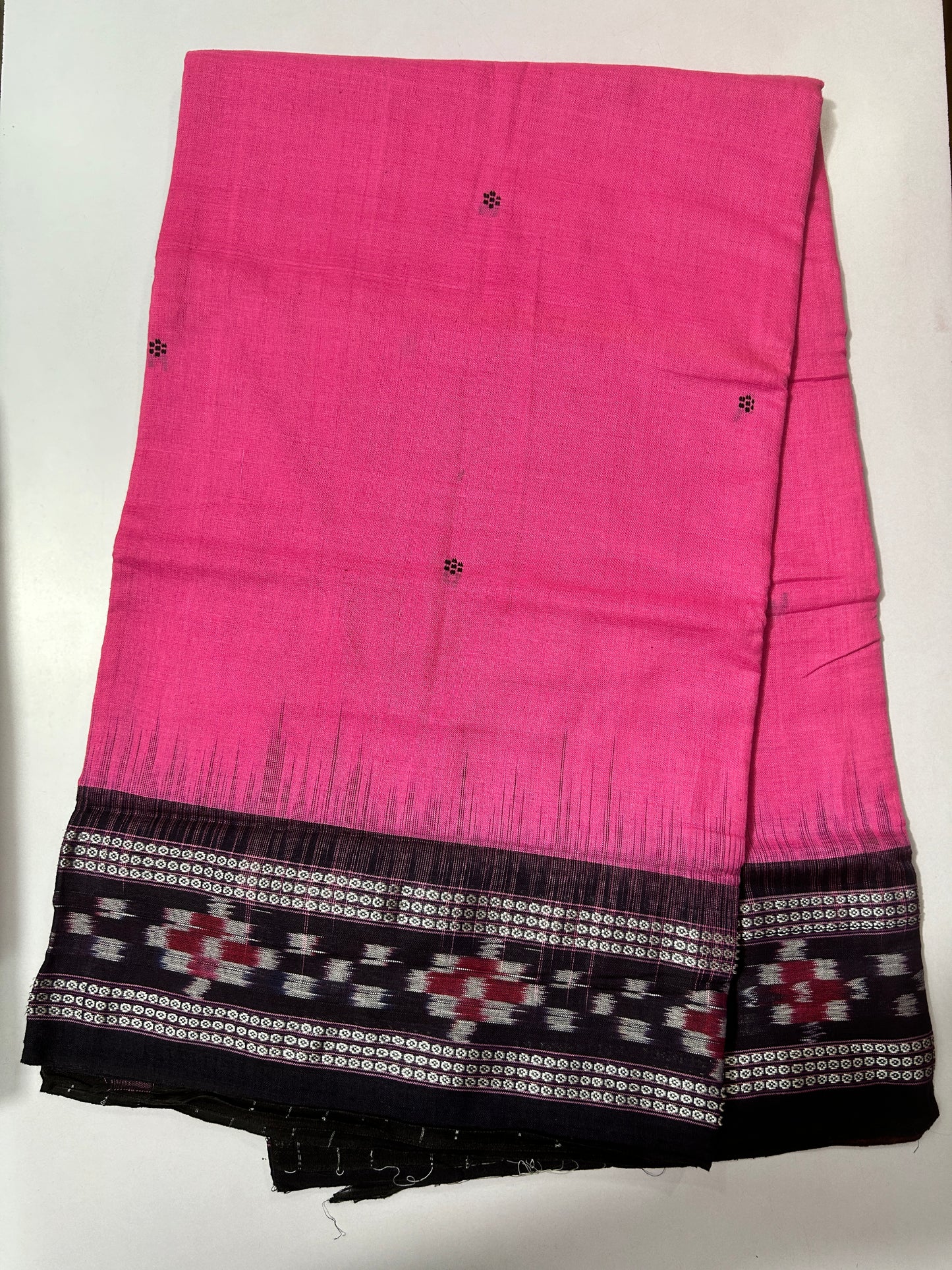 Buy Odisha Nuapatna Plain Pure Cotton Handloom Saree for gifting Mother in law