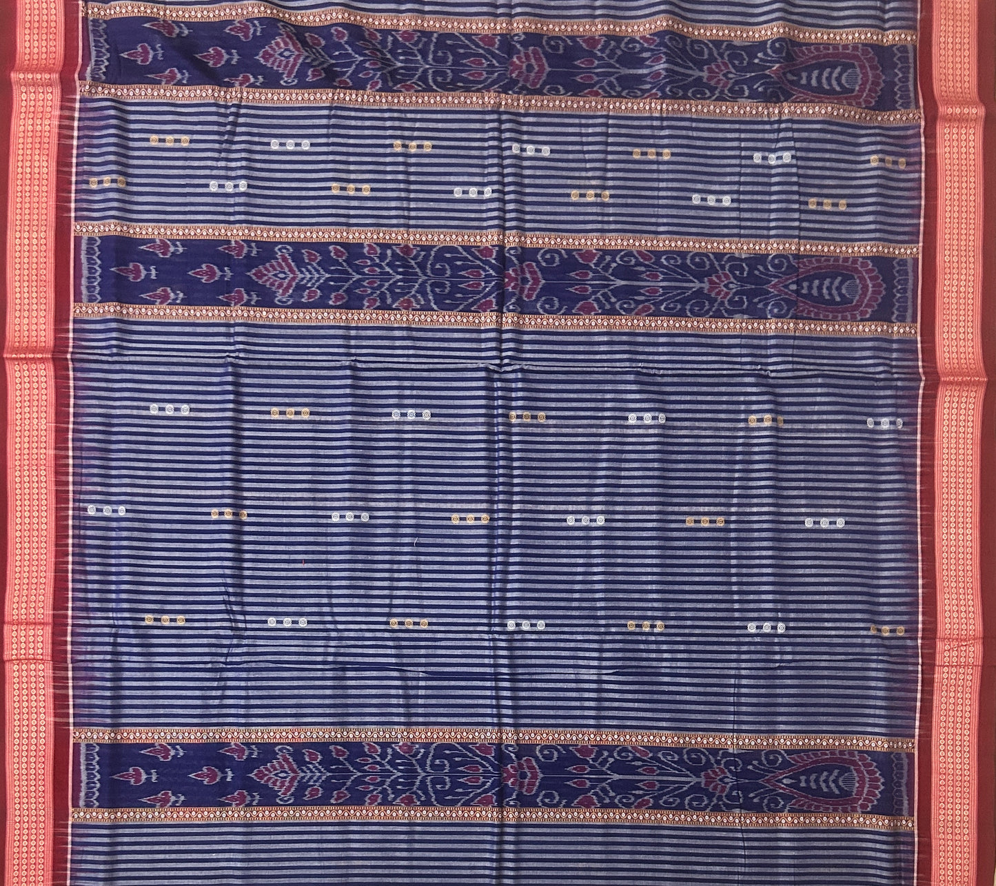 Odisha handloom Bomkai pure cotton saree