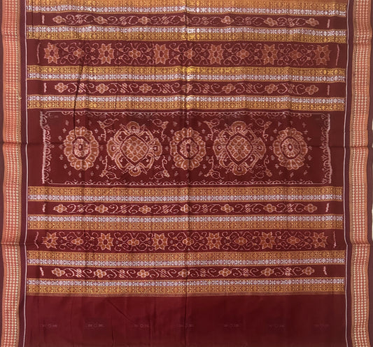 Odisha Handloom Sambalpuri Pure Cotton Bomkai Saree for Party from Bargarh Weavers