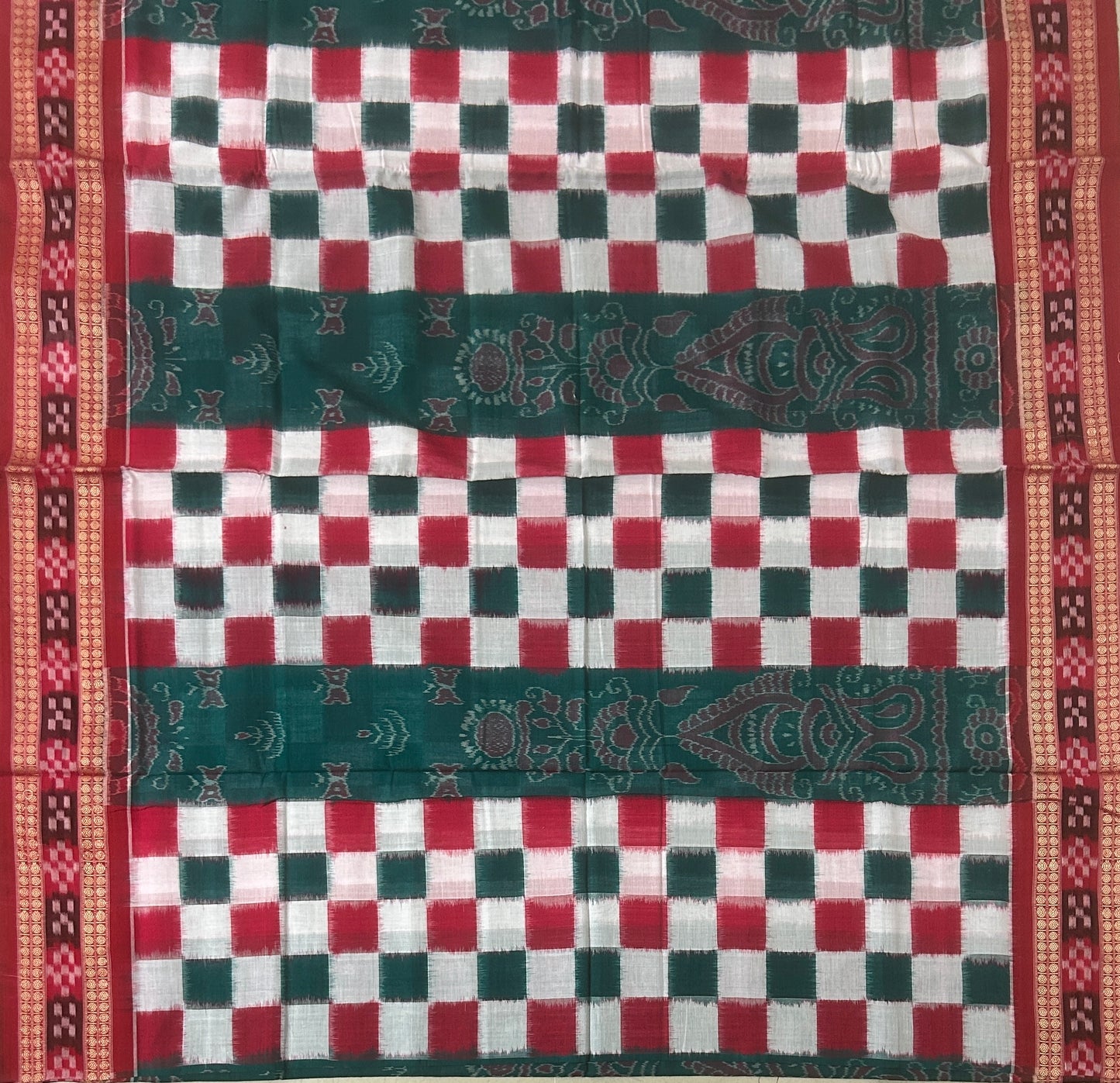 Odisha handloom Sambalpuri Pasapalli cotton saree