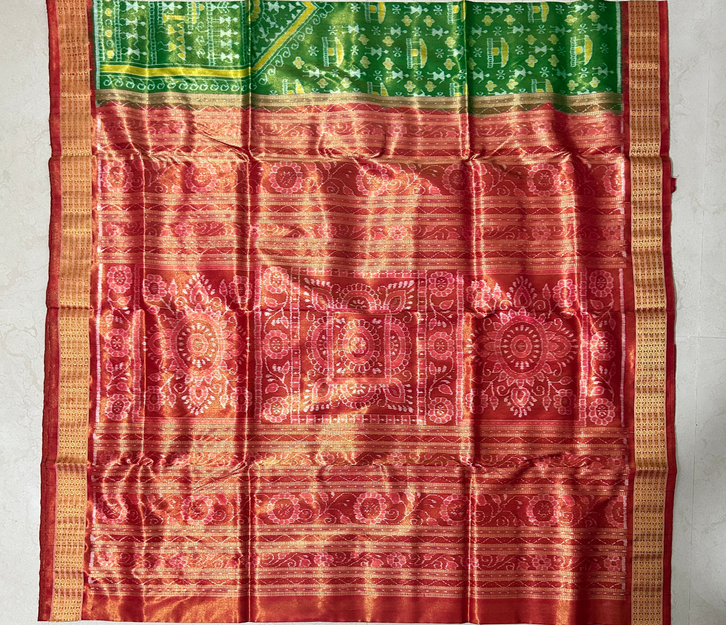 Odisha Handloom Sambalpuri Tissue Saree for Wedding Party | Shop Unique Collection