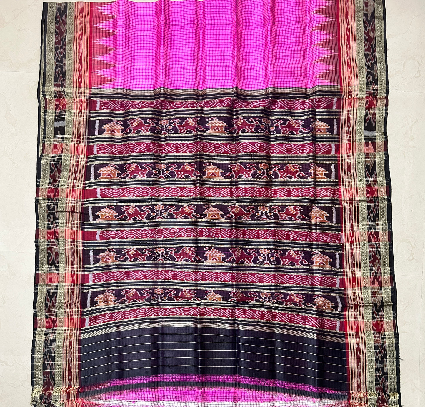 Shop odisha handloom maniabandha silk pure weave saree for women as gift