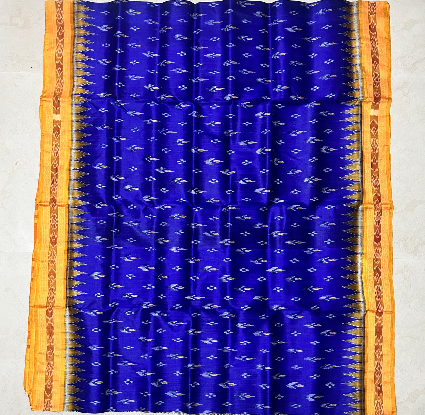 Buy Original Silk Odisha Handloom Nuapatna ikkat flower motif design saree