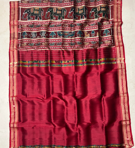 Nuapatna Handloom Odisha Famous Nabakothi Khandua Silk Saree