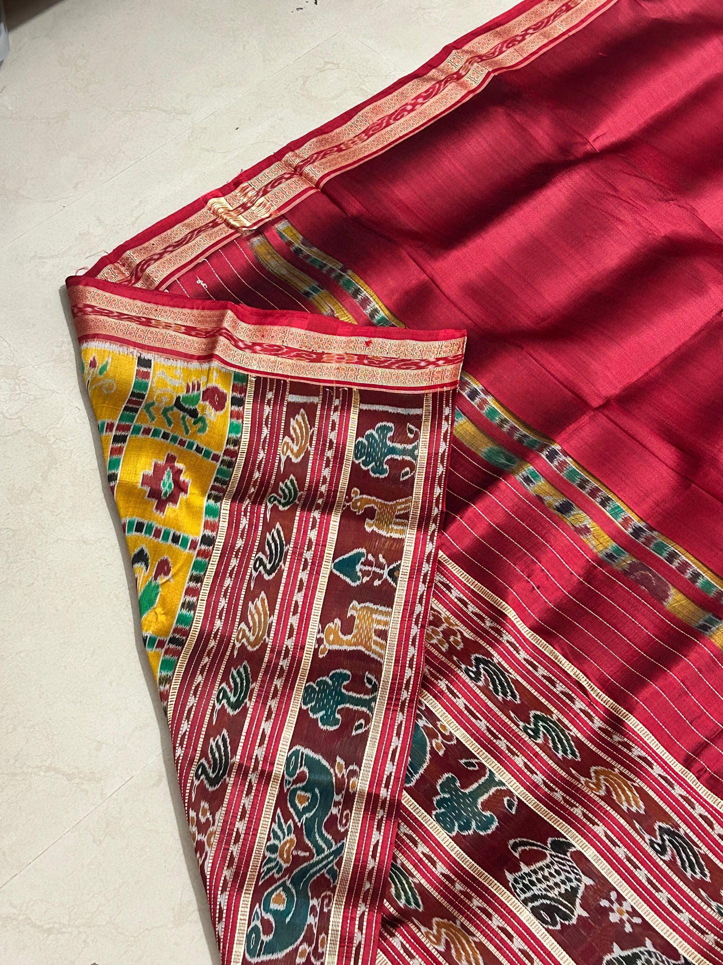 Nuapatna Handloom Odisha Famous Nabakothi Khandua Silk Saree