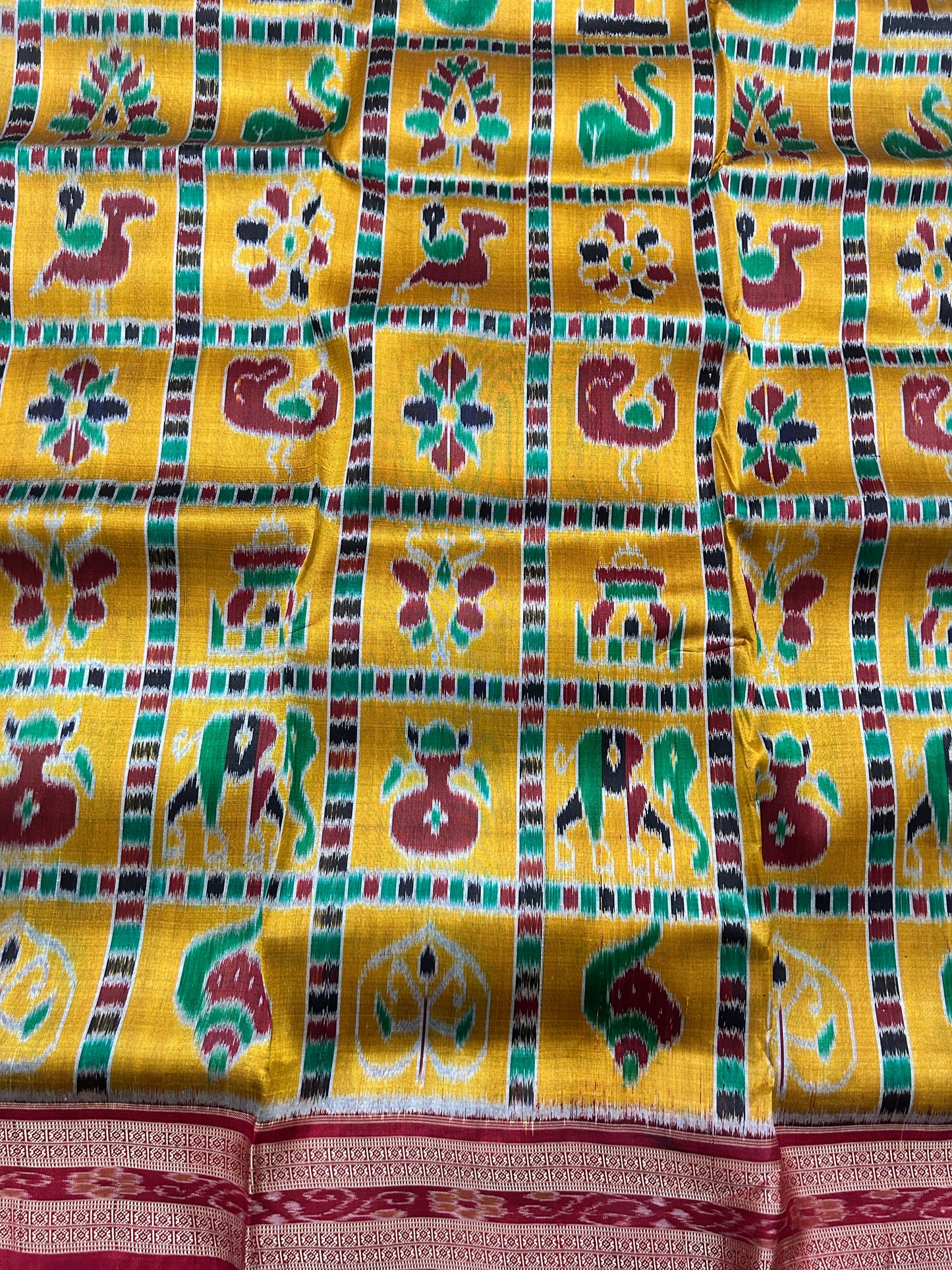 Nuapatna Handloom Odisha Famous Nabakothi Khandua Silk Saree