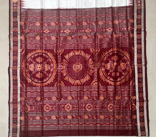 Odisha Handloom Sambalpuri Bomkai Silk Pure Authentic Saree for Party