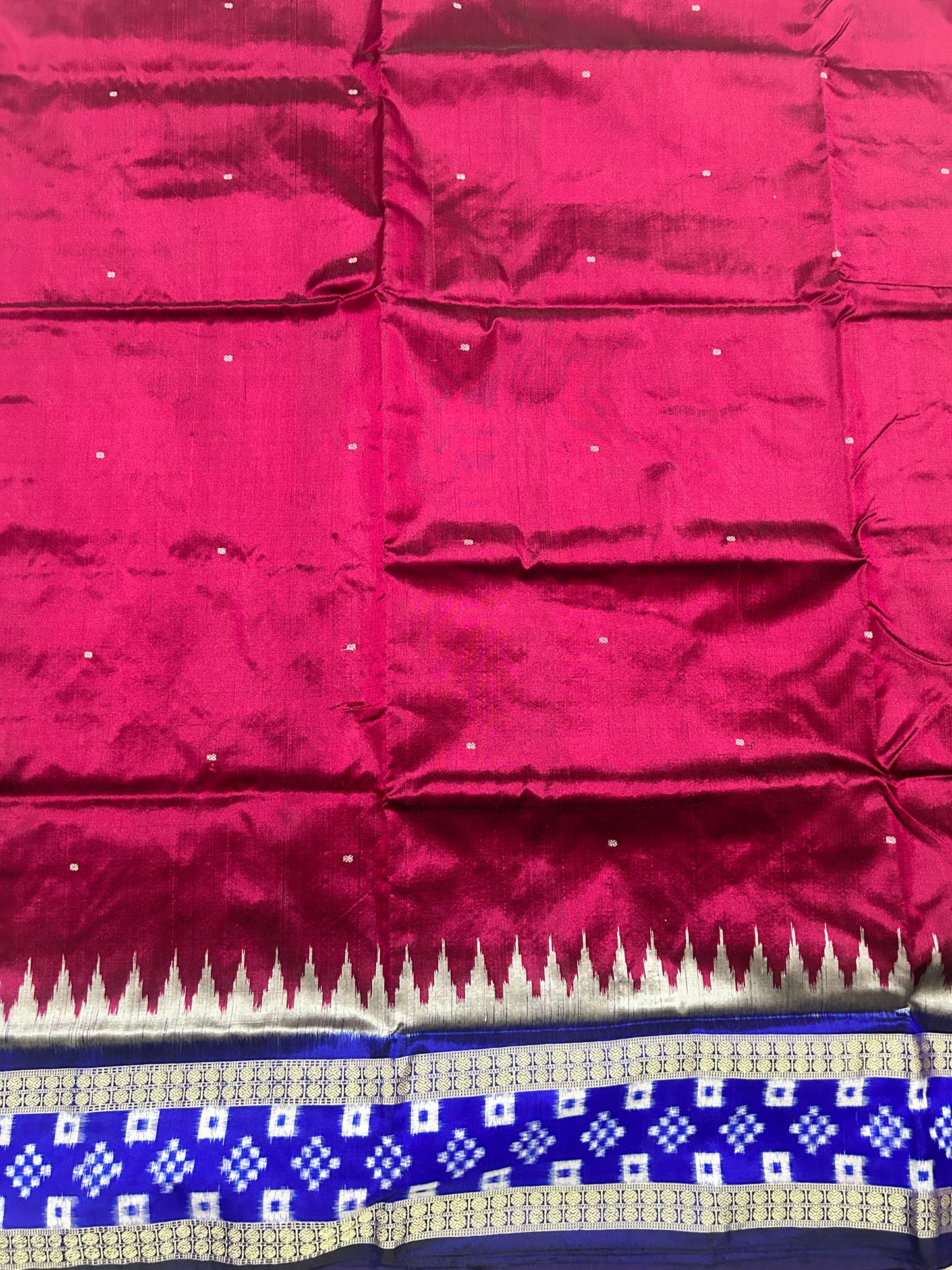 Odisha Handloom Pure Silk Sambalpuri Ethnic Saree for Wedding Wear