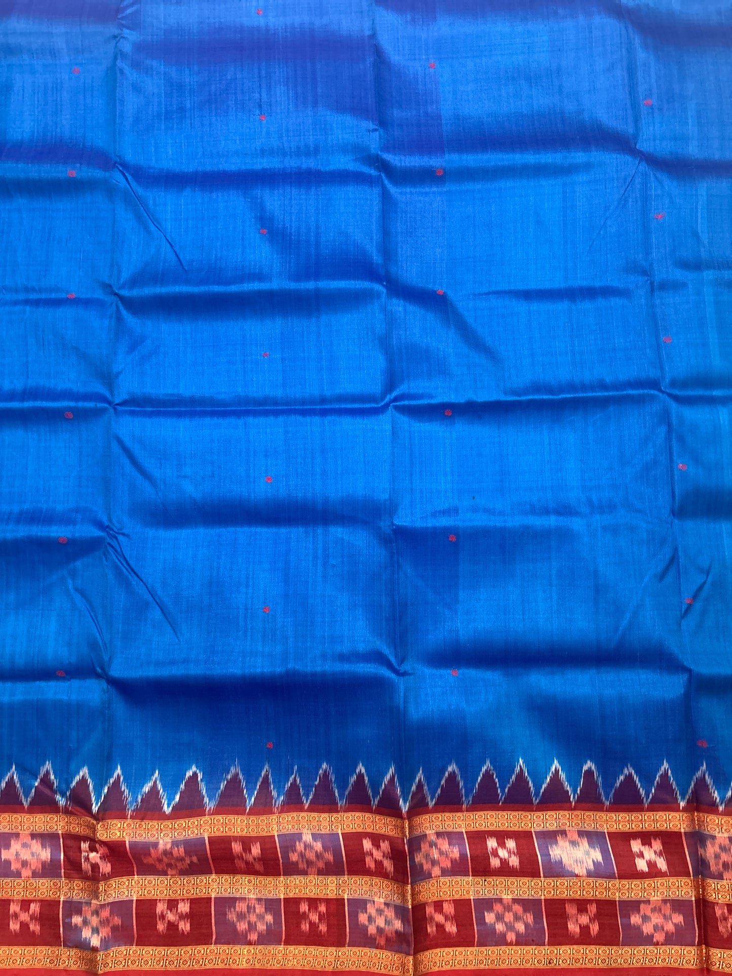 Odisha Handloom Double Pasapalli Border Khandua Silk Patu Saree from Nuapatna