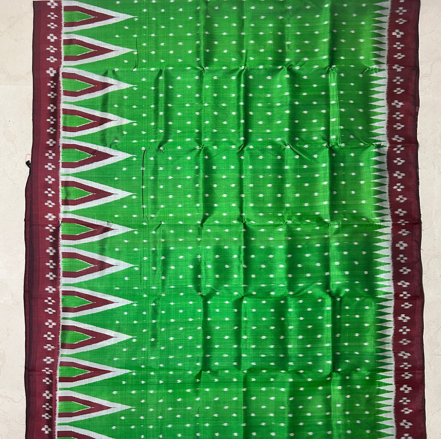 Odisha Handloom Ikat Silk Nuapatna Katki women's saree for Puja and wedding