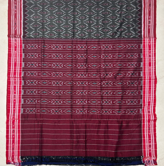 Maniabandha Cotton Bandha Saree Made by Odisha handloom Collection for Puja Shopping