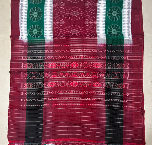 Odisha Nuapatna Pure cotton Handloom saree for festivals