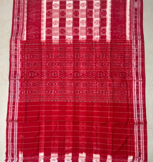 Odisha Handloom nuapatna ikkat cotton box design best seller saree