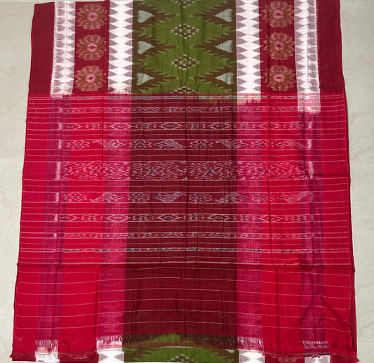 Odisha Handloom Nuapatna Pure Cotton Bandha New Design Saree for regular casual use